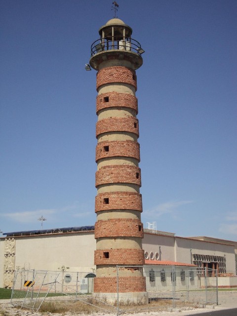 An old lighthouse.
