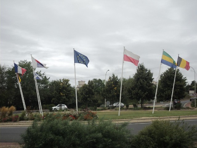 Flags in Thouars.