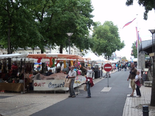 A market in Saumur.