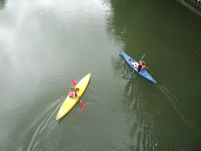Canoeists in La Flche.
