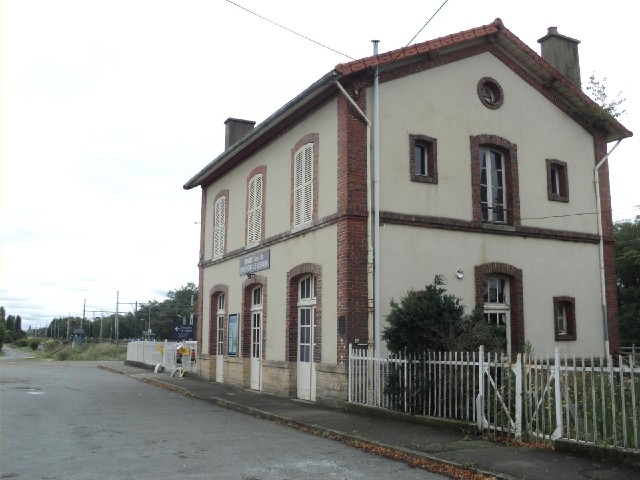 A small railway station.