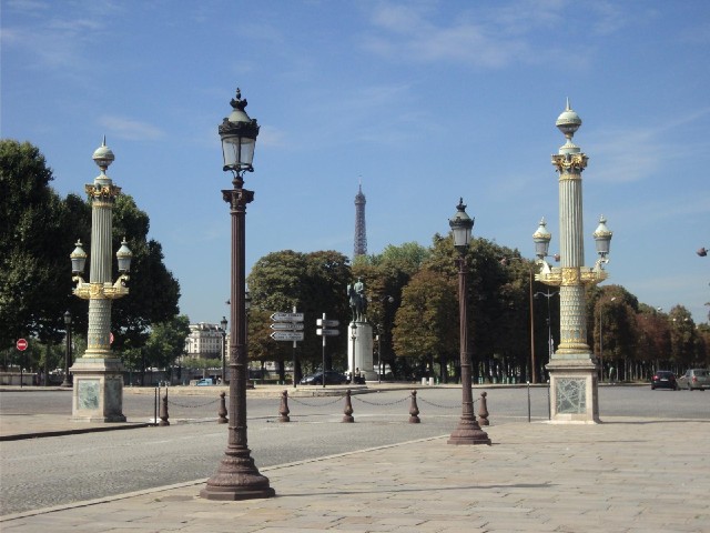 View from the Place de la Concorde.