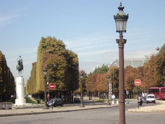 View from the Place de la Concorde.