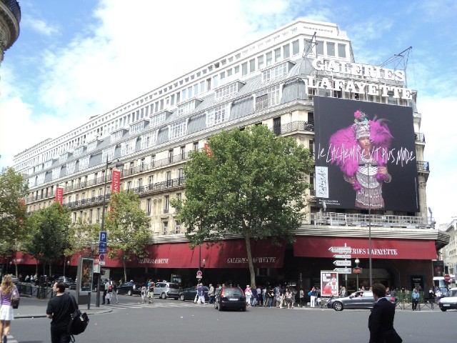 This is the Paris branch of Galleries Lafayette, which seems to have somehow got away with adding tw...