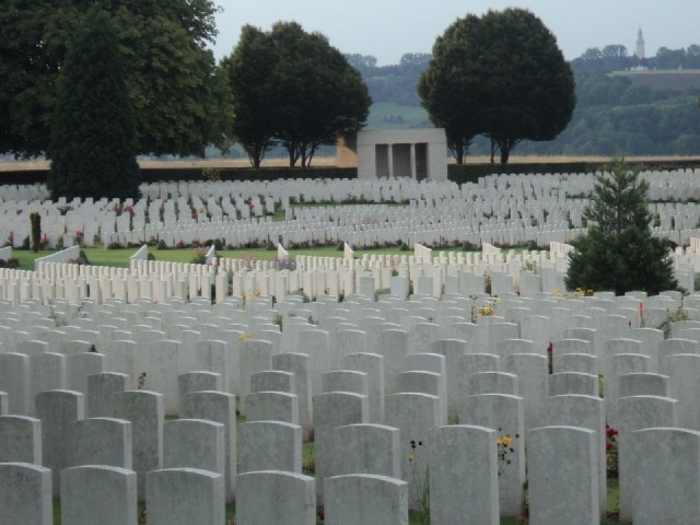 A British cemetery.