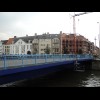 This must be a tilting or lifting bridge. As I approached, the barriers were down and there was a bi...