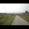 Here, the road goes under the aqueduct connecting Lake IJssel to Lake Merker. Some of the masts were...