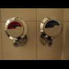 Hot and cold water meters in the bathroom. How unusual. My shower, which as always included washing ...