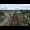 The view along the railway towards Paris.