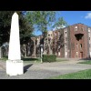 All of the buildings in this area were done in this bold, slightly brutal style. The obelisk, one of...