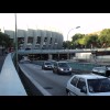 The road here is the Priphrique, Paris' motorway ring road. On the left is the building where I fi...