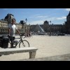 Me in front of the Louvre.
