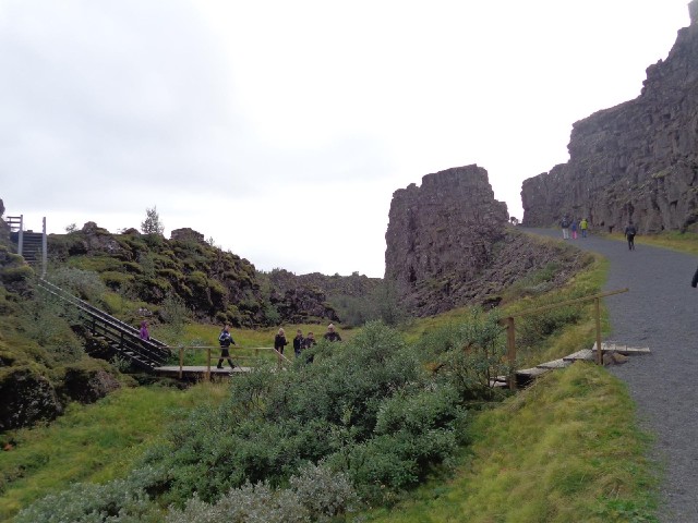 There are two car parks at Thingvellir, with roads coming in from different dirtections, in fact fro...