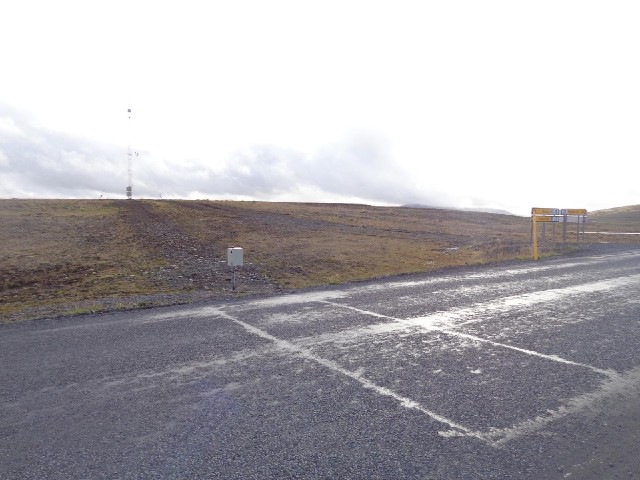 This is probably one of the devices for counting how many vehicles use the road. It probably doesn't...