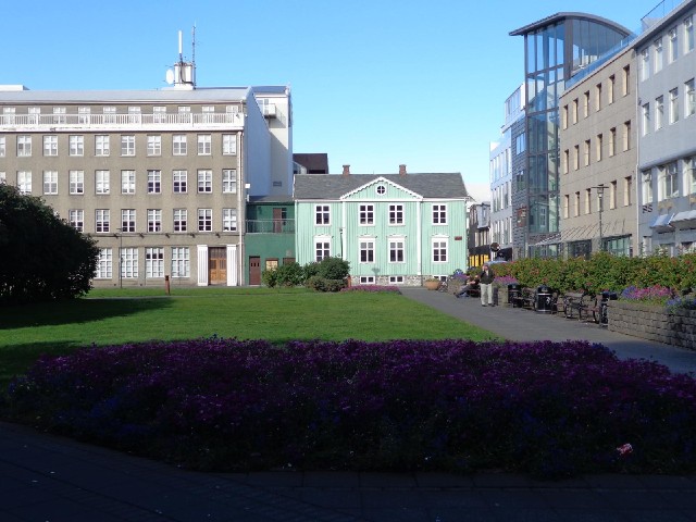 These is the East Field, Reykjavik's oldest park. Apparently, sheep still sometimes graze here.