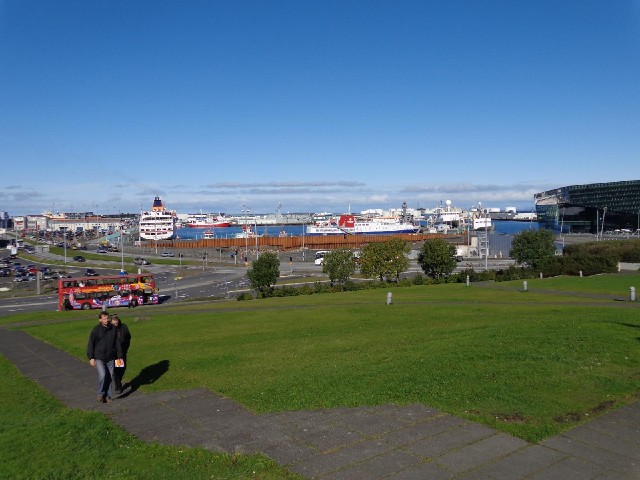 The harbour, seen from Arnarhll.