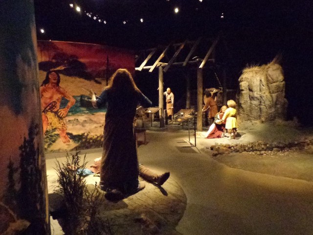 The Saga Museum in inside the tank which is no longer used for storing water. The figures are very l...
