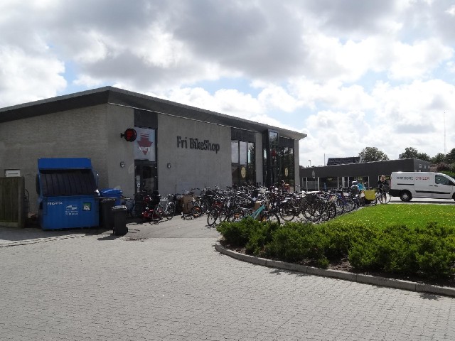 One of many bike shops.