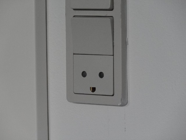A happy mains socket.