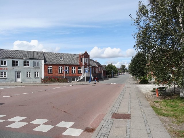 Empty streets in Mldrup.