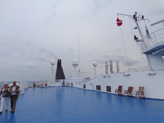 The top deck.