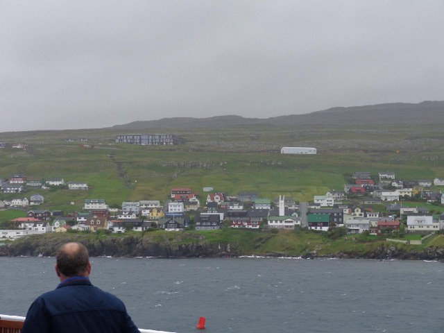 Leaving the Faroes.