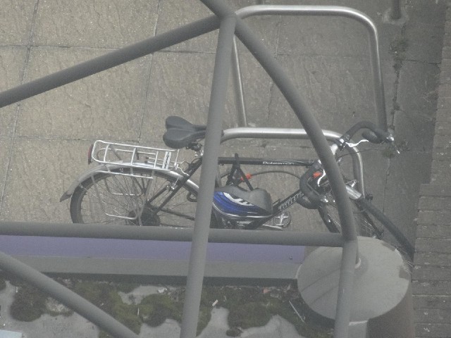 For some reason, I always like it when I can see my bike from my hotel room. I don't know why; it's ...