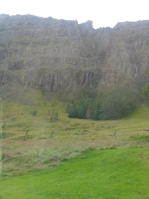 The view out of my window. The valley on the other side of that rock is full of glacier.