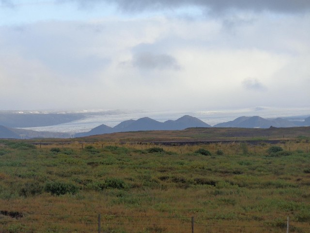 The Langjkull glacier.