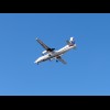 Little planes like this frequently buzz over the city centre going in and out of Reykjavik's domesti...