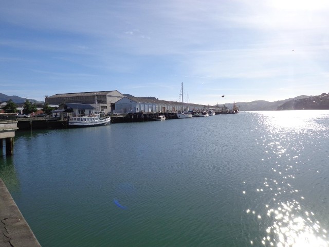 Dunedin harbour.
