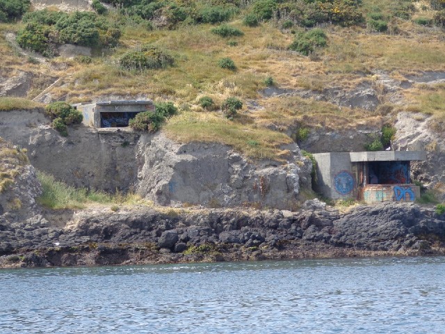 Old military fortifications.