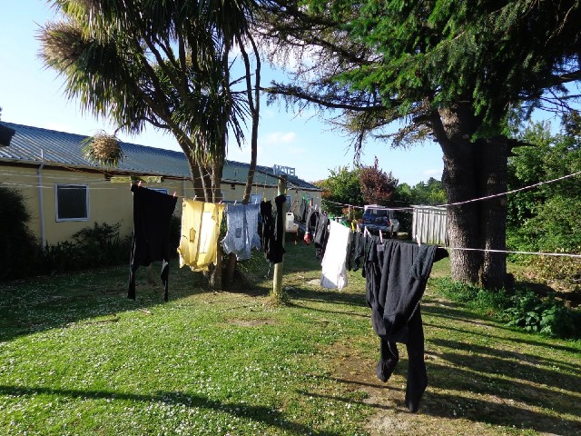 For at least the third time on this trip, I've just done a load of washing in a proper washing machi...