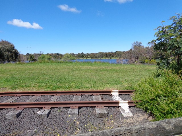 From Drysdale onwards, the rails still exist and carry a steam train for tourists.