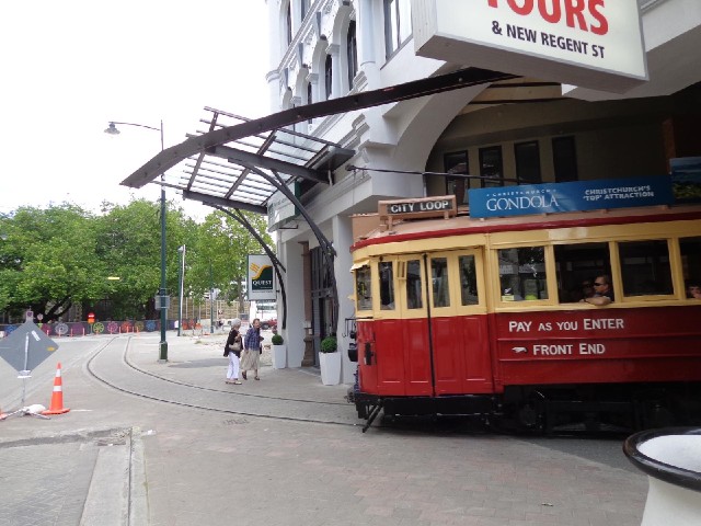A tram.
