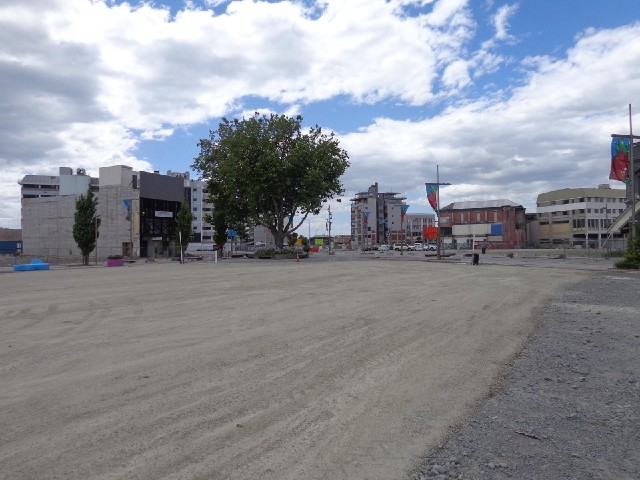 Empty space in Christchurch.