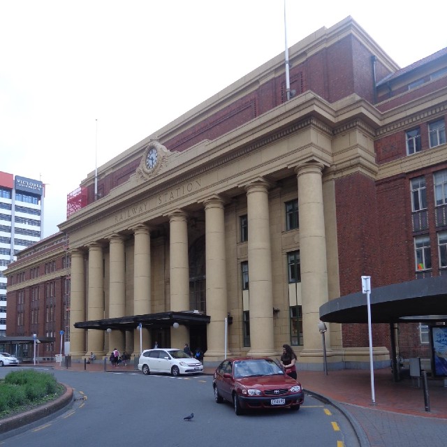 Wellington's main station.