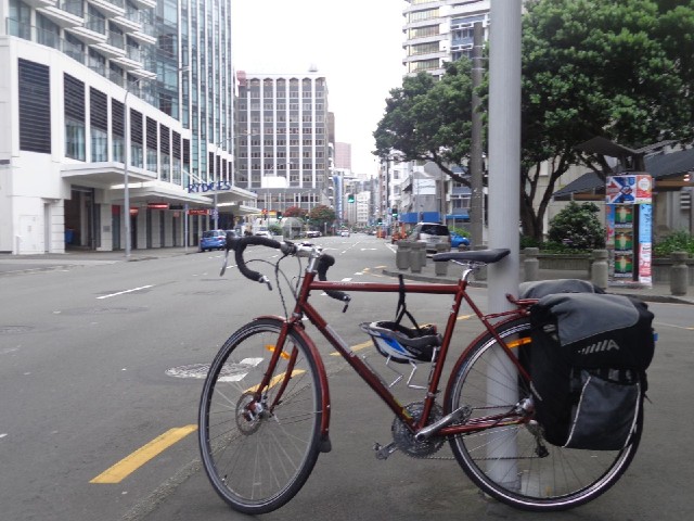 I'm glad that my bike made it to Wellington safely. In fact, it's in a better state than it has been...