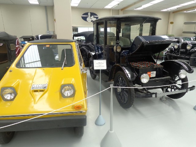 Electric cars from 1974 and 1918.