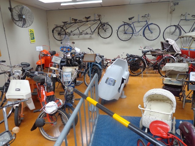 Bikes, including a Sinclair C5.