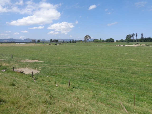 A view from the flood defences of the Waipaoa River.