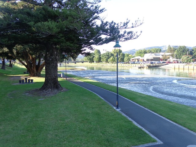 The Turanganui River, which is apparently the shortest in New Zealand, just 1200 metres long.