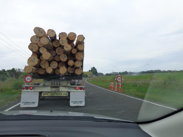 There are an amazing number of roadworks in the North Island at the moment. I don't know if it's alw...