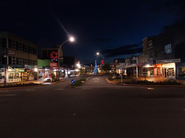Rotorua by night.