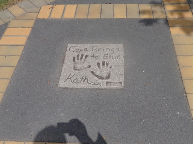 There were a few sets of hand prints along the street in Tirau, with no apparent explanation. Cape R...