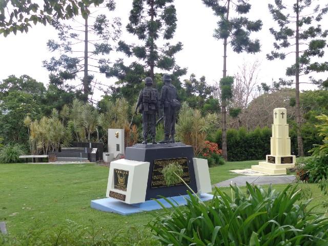 This is where the park keeps its war memorials.