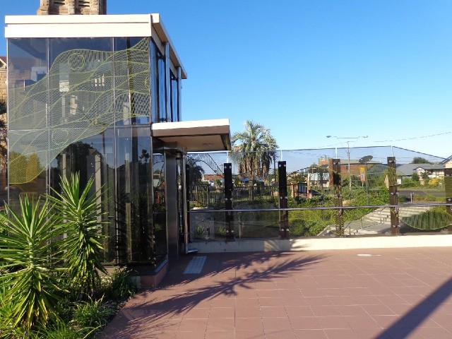 This pedestrian underpass has lifts!