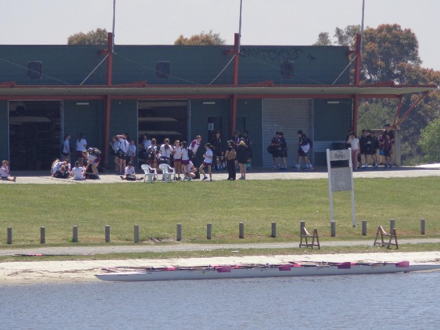 More rowers, this time at the National Water Sports Centre.