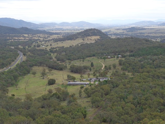 The view from Moonbi Hill.