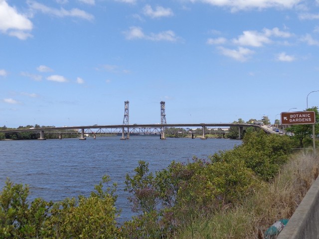 The bridges carrying the Pacific Highway over the Hunter River.